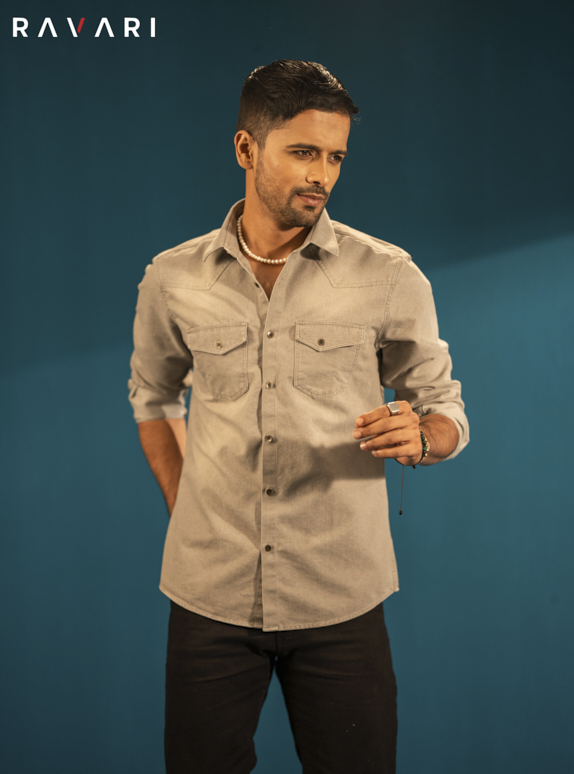Classic Denim Casual Shirt